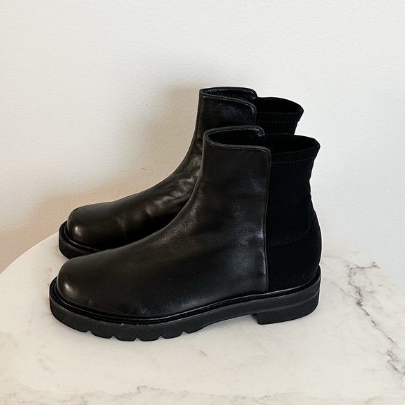 NEW Stuart Weitzman 5050 Lift Bootie in Black Size 7 - Picture 8 of 11